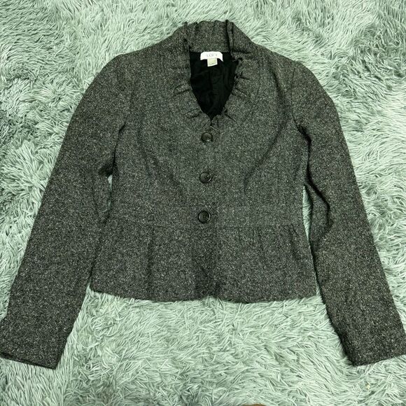 Ann Taylor LOFT 3 Button Blazer Size 0 - Picture 1 of 10
